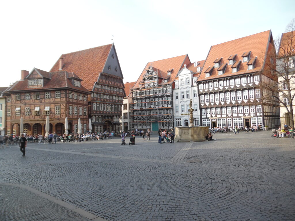 Das Knochenhaueramtshaus am Marktplatz in Hildesheim