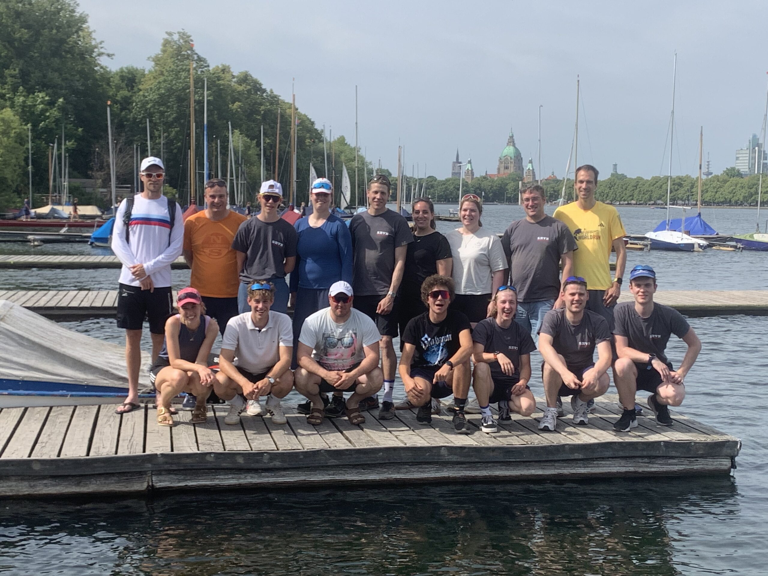 Das Helferteam am Sonntag