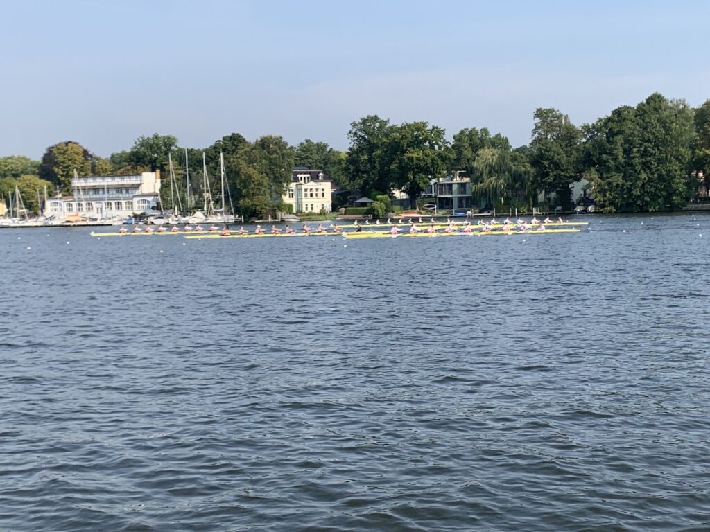 Achterrennen auf der Dahme.