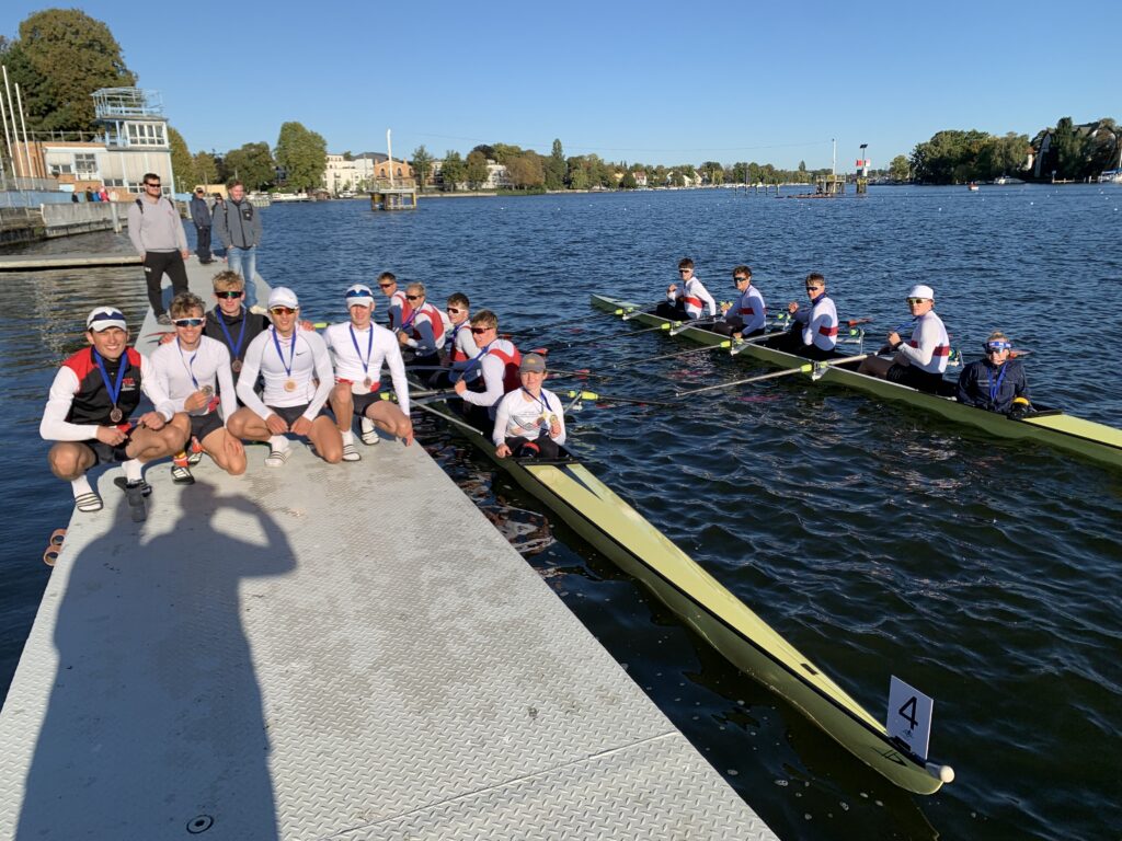 Jungen U19 4x+: 3. Bismarckschule, 1. Ratsgymnasium und 2. Poelchau-Schule Berlin