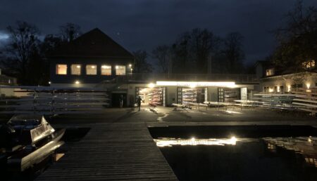 Das Schülerbootshaus der Stadt Hannover.