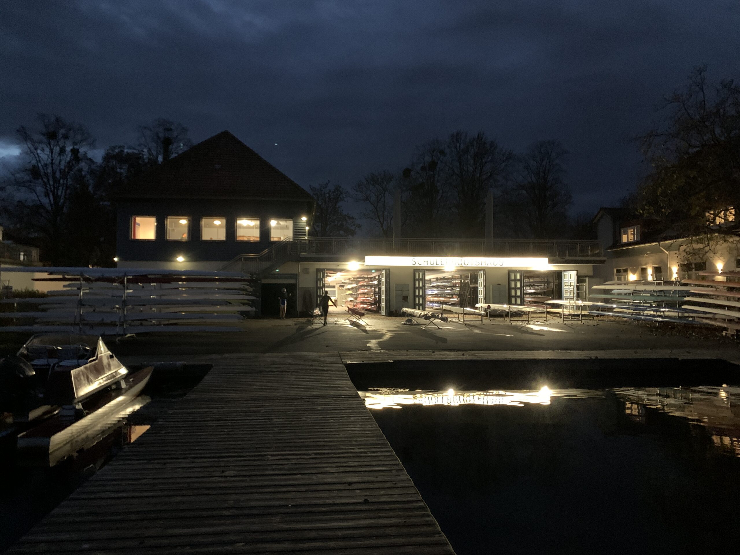 Das Schülerbootshaus der Stadt Hannover.