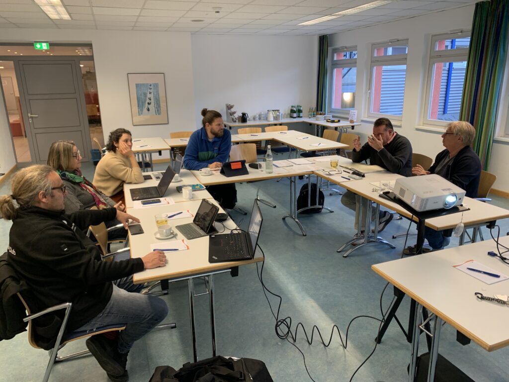 Die Sitzung von Referat und BDSR.