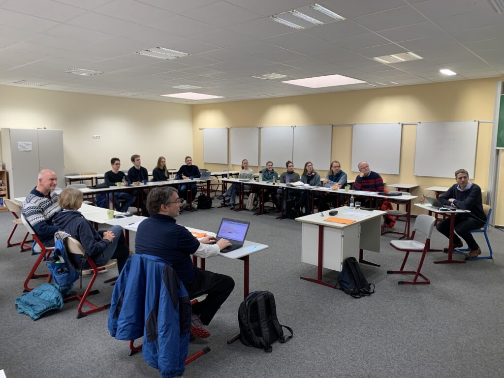 Während der Sitzung