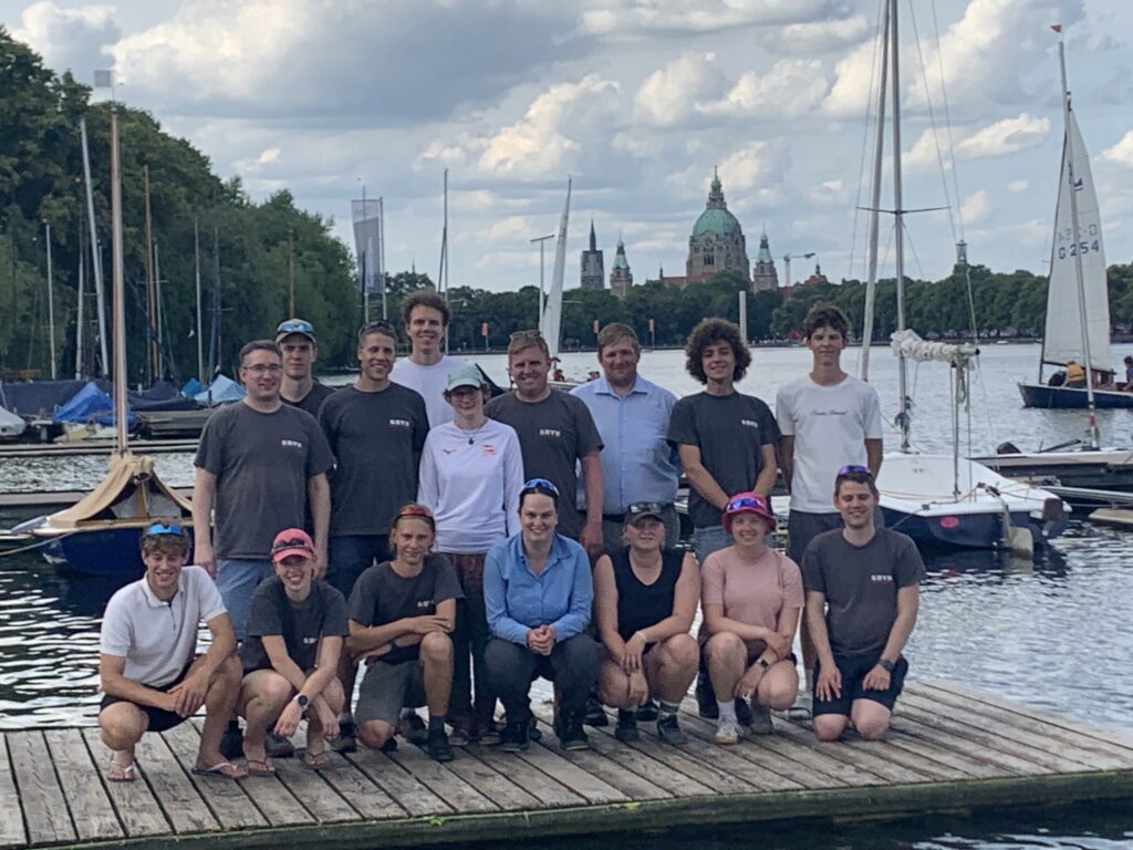 Das Regattateam freut sich am Ende von zwei Tagen über die gelungenen
Veranstaltungen