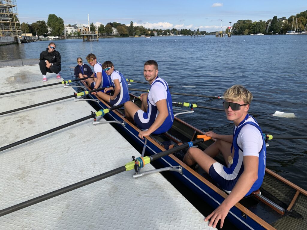 Der siegreiche Jungenvierer U19 der Humboldtschule.