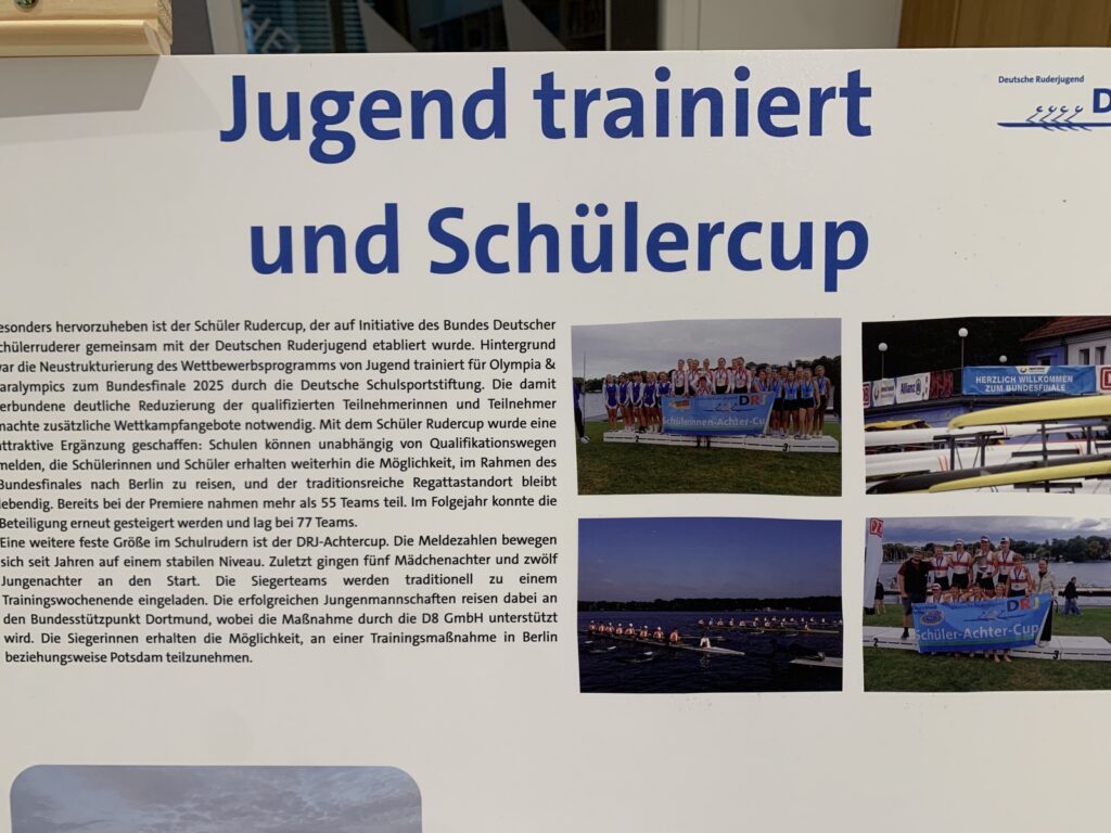 Das Plakat der DRJ zu „Jugend trainiert“ und zum „Schülercup“.